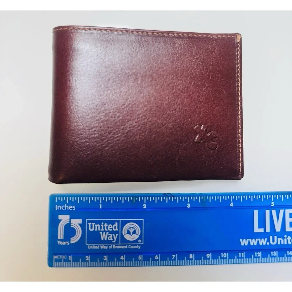 Brown XAYWAR COLLECTION Men's Leather Wallet Card Holder